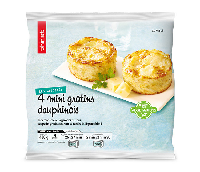 4 Mini gratins dauphinois