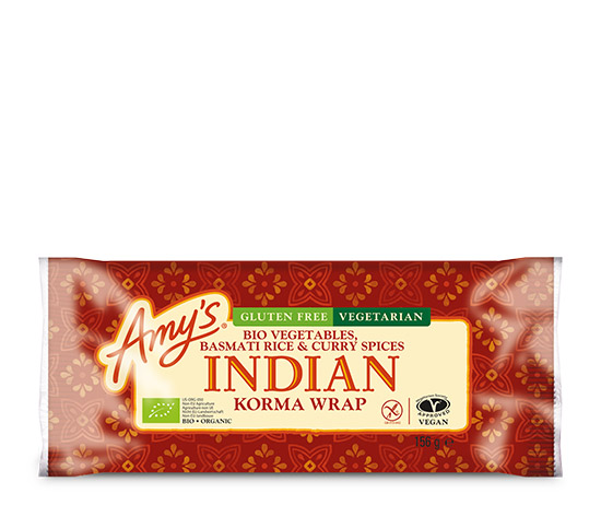 Wrap indien sans gluten biologique