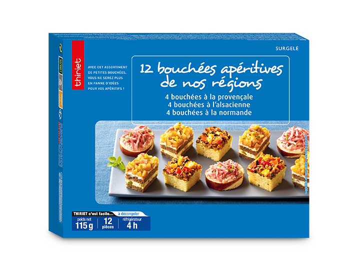 12 Bouchées apéritives de nos régions