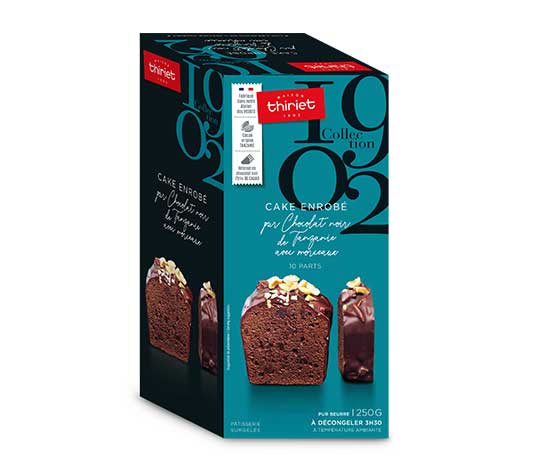 Cake enrobé au chocolat noir de Tanzanie