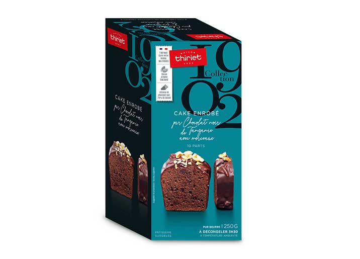 Cake enrobé au chocolat noir de Tanzanie