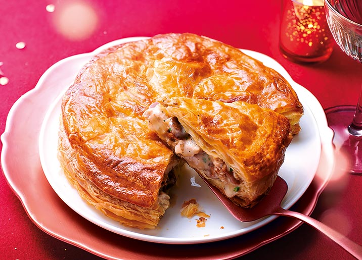 Tourte dinde à la forestière