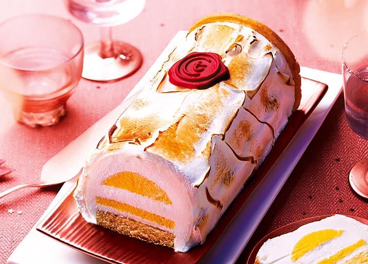 Bûche citron meringué