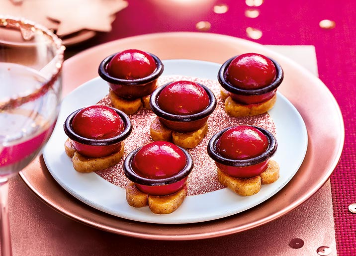 6 Pères Noël au bloc de foie gras de canard