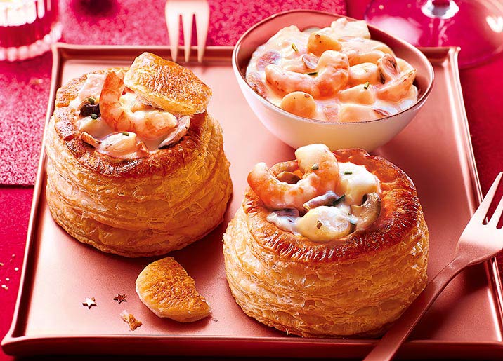 4 Croûtes à bouchées à cuire