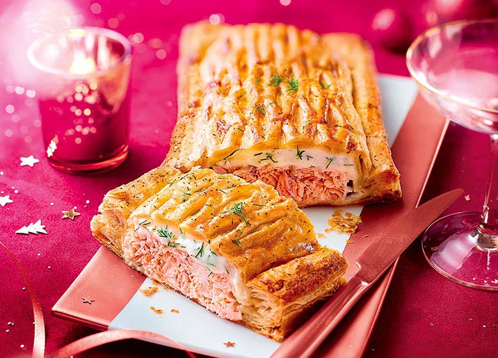 Feuilleté au saumon