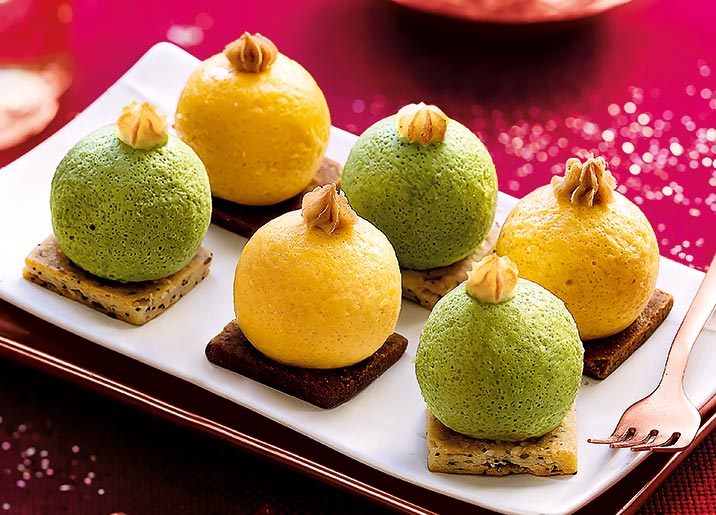6 Mini Boules De Noël Aux Légumes