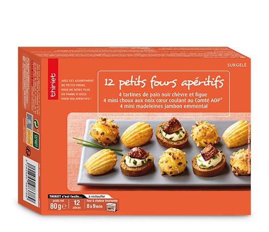 12 Petits fours apéritifs