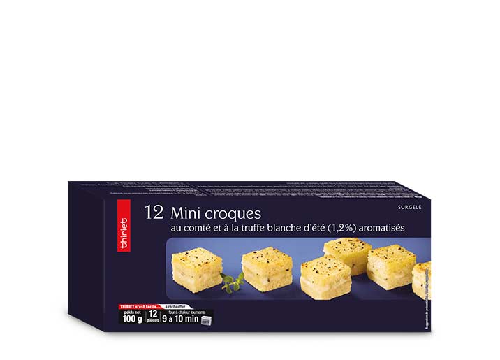 12 Mini croques au comté et truffe blanche d'été