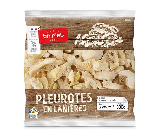 Pleurotes en lanières