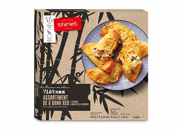 Assortiment de 8 banh xeo