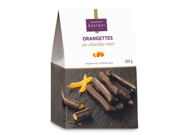 Orangettes chocolat noir