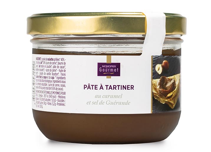 Pâte à tartiner au caramel et sel de Guérande