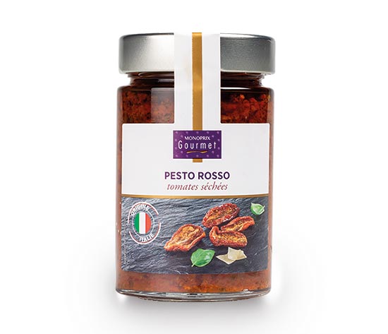 Pesto rosso tomates séchées