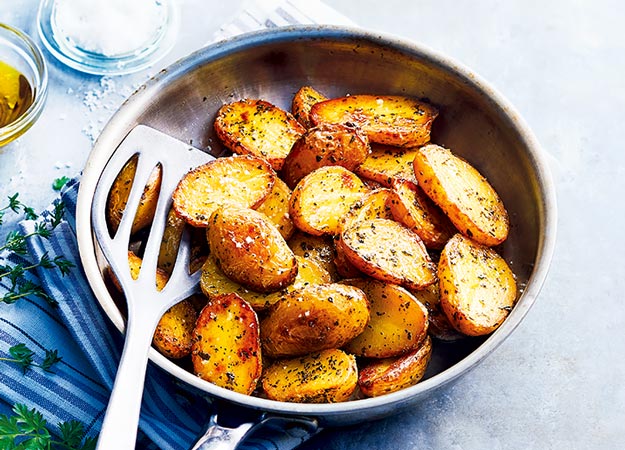 Poêlée de demi grenaille aux herbes biologique