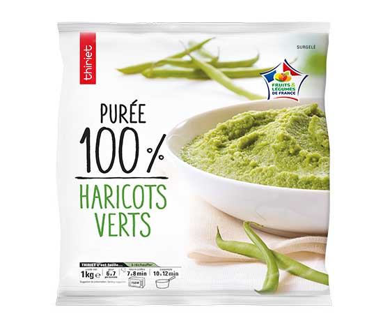 Purée de haricots verts