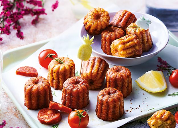 12 Mini cannelés apéritifs