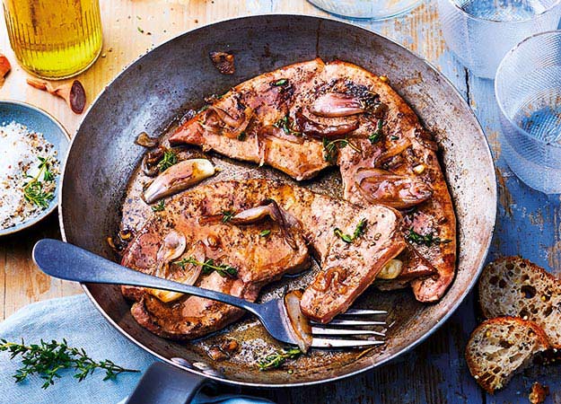 4 Tranches de foie de veau