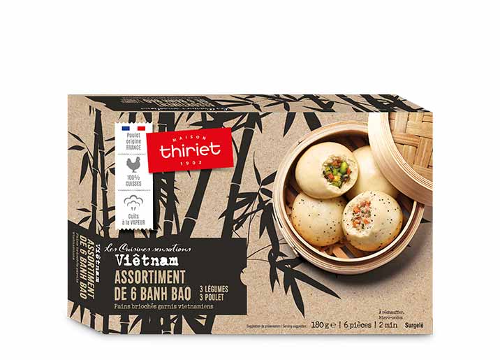 Assortiment de 6 banh bao