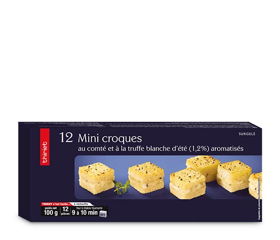 12 Mini croques au comté et truffe blanche d'été