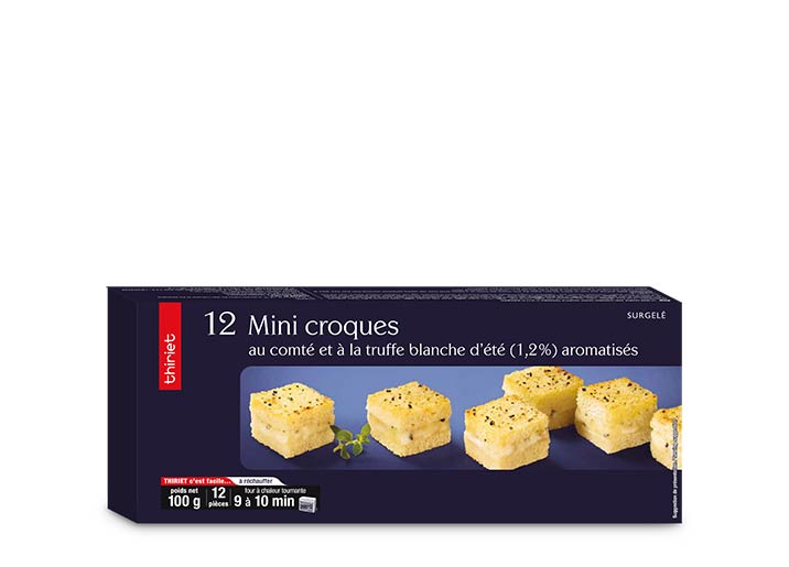 12 Mini croques au comté et truffe blanche d'été