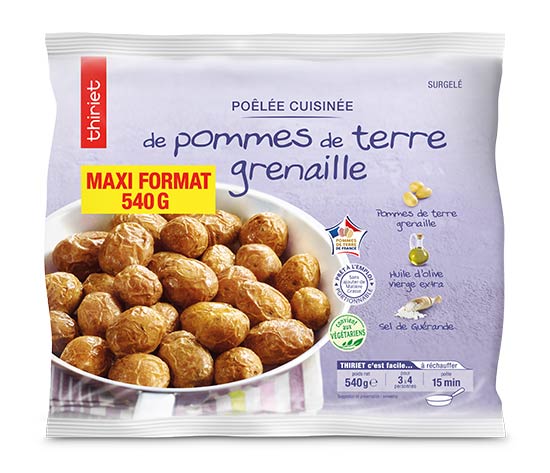 Poêlée de p. de terre grenaille - Maxi format - 540 g