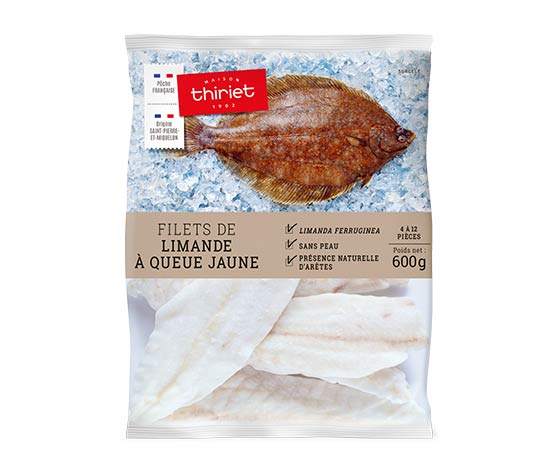 Filets de limande à queue jaune
