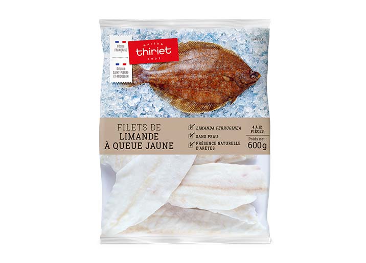 Filets de limande à queue jaune