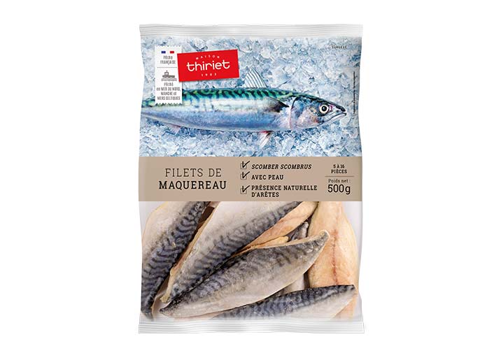 Filets de maquereaux avec peau