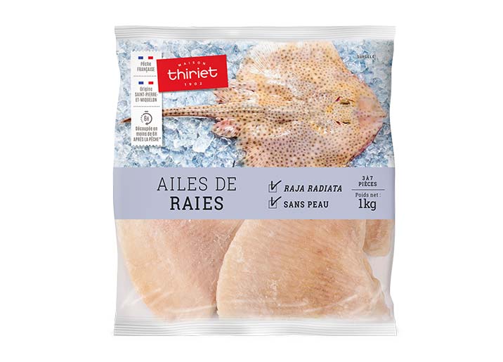 Ailes de raie pelées