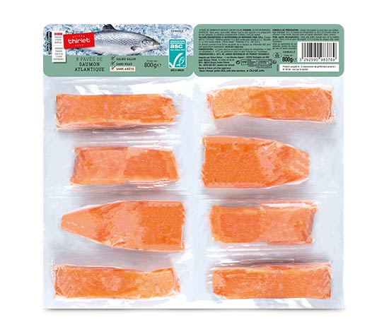 8 Pavés de saumon Atlantique