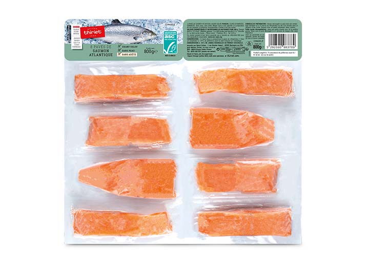 8 Pavés de saumon Atlantique