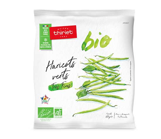 Haricots verts très fins biologiques