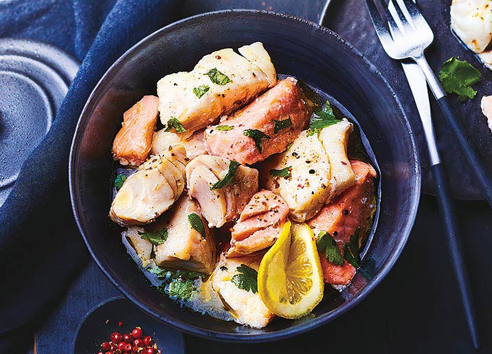 Coeurs de filets de poissons nordiques