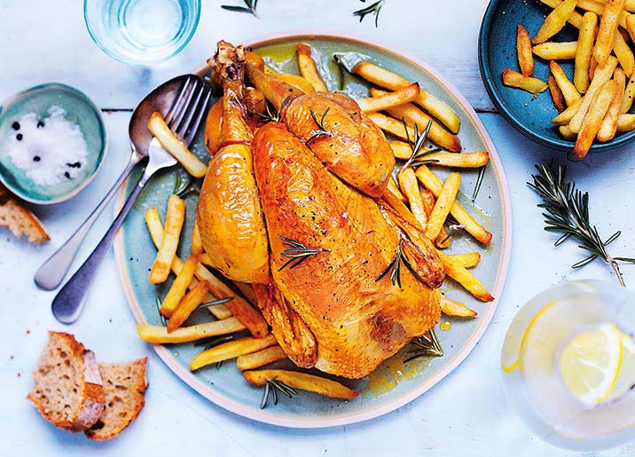 Poulet jaune fermier des Landes