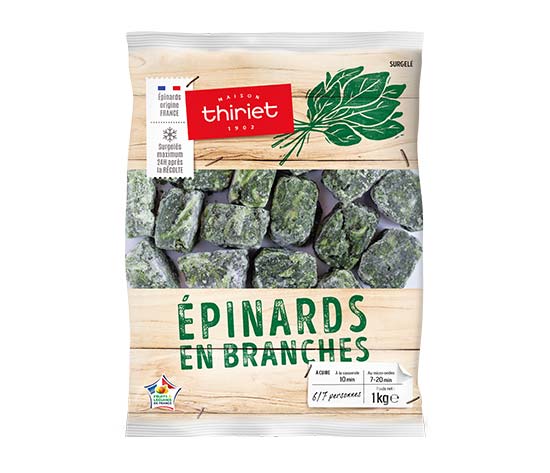 Epinards en branches