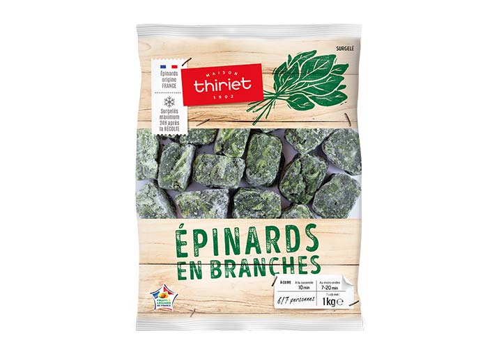 Epinards en branches