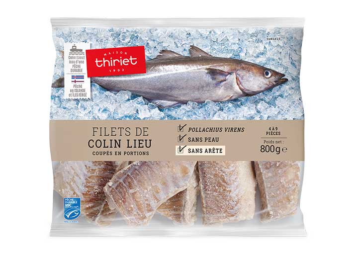 Filets de colin (lieu)