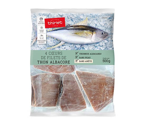 4 Cœurs de filets de thon Albacore