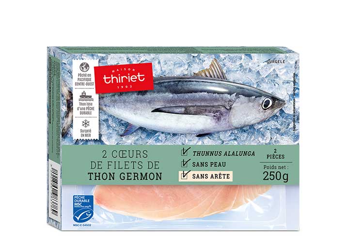 2 Cœurs de filet de thon germon