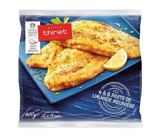 Filets de limande meunière citron/persil