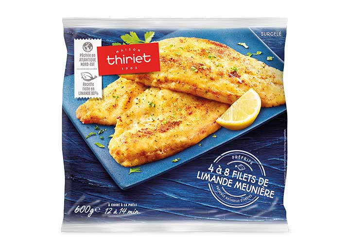 Filets de limande meunière citron/persil