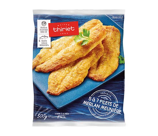 Filets de merlan meunière