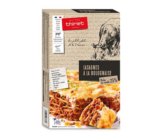 Lasagnes à la bolognaise