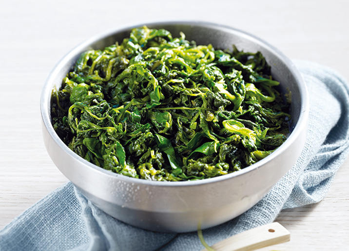 Epinards en branches