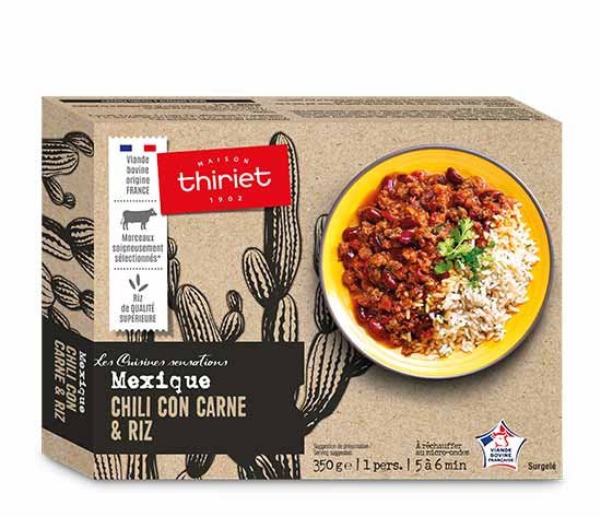 Chili con carne et riz