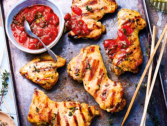 Volaille en promotion - Lot de 2 sachets Hauts de cuisse de poulet désossés marinés
