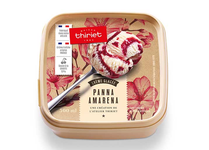 Crème glacée Panna amarena
