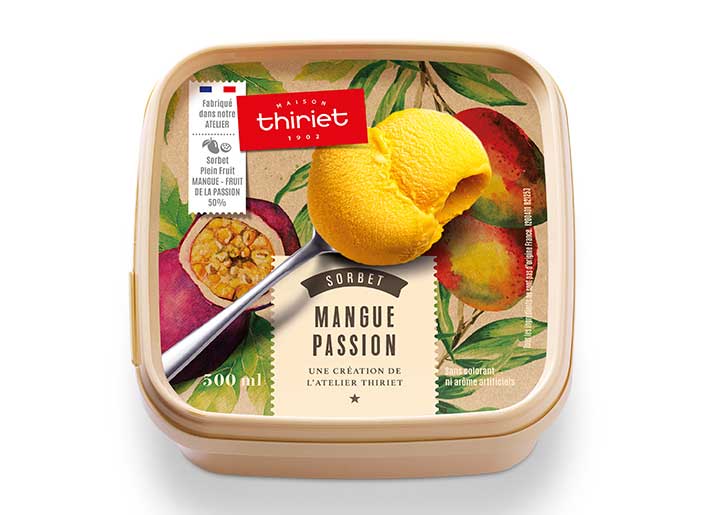 Sorbet Plein Fruit Mangue - Passion