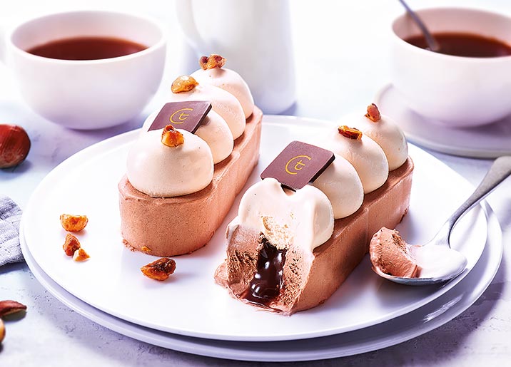 2 Délices glacés chocolat-noisette